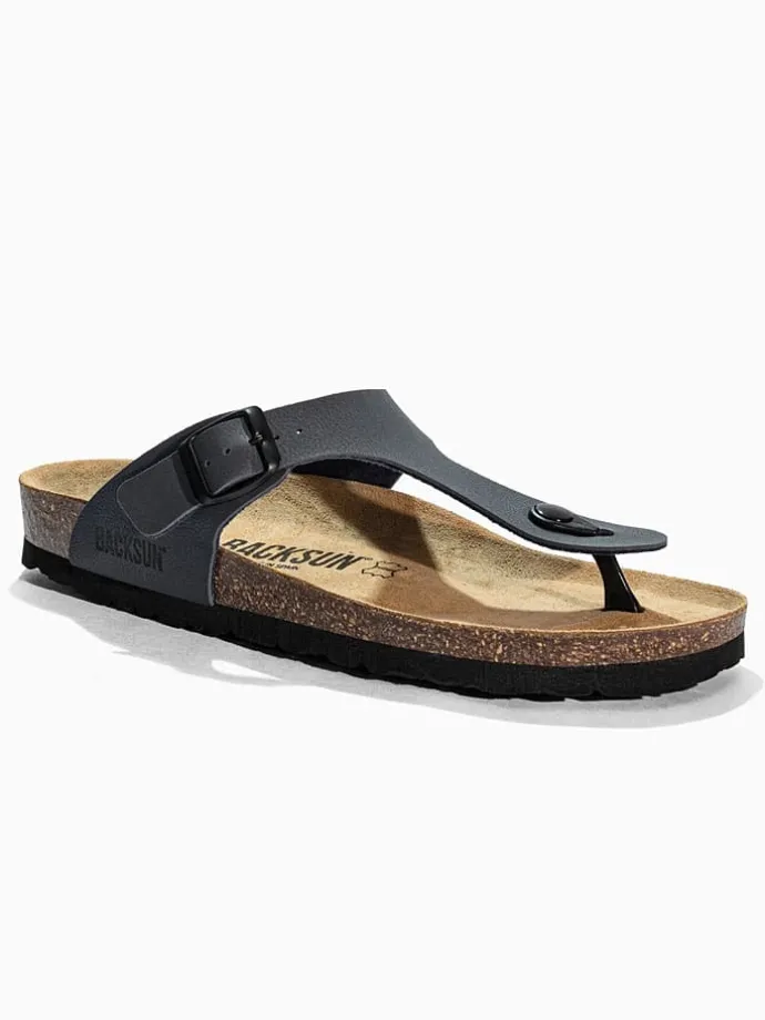 Teenslippers "Singapore" donkerblauw