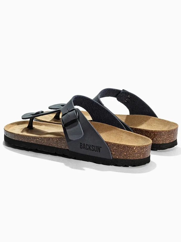 Teenslippers "Singapore" donkerblauw