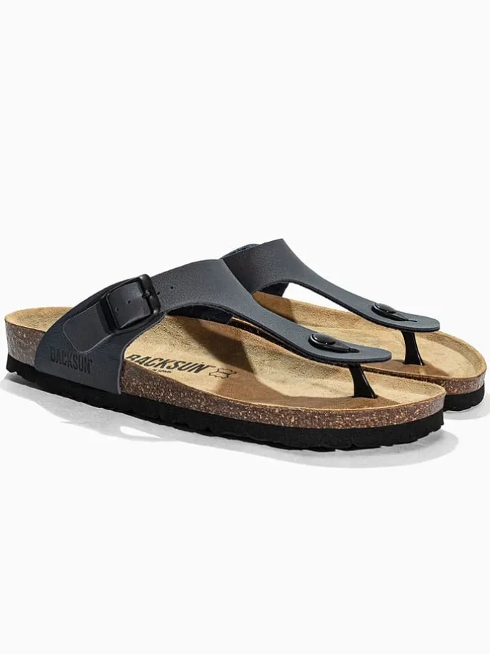 Teenslippers "Singapore" donkerblauw