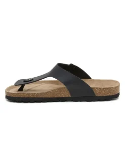 Teenslippers zwart