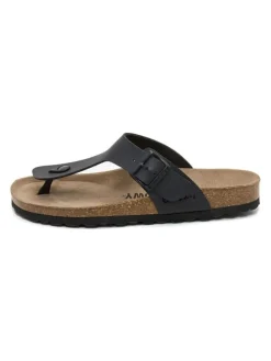 Teenslippers zwart