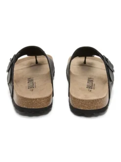 Teenslippers zwart