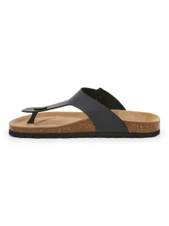 Teenslippers zwart