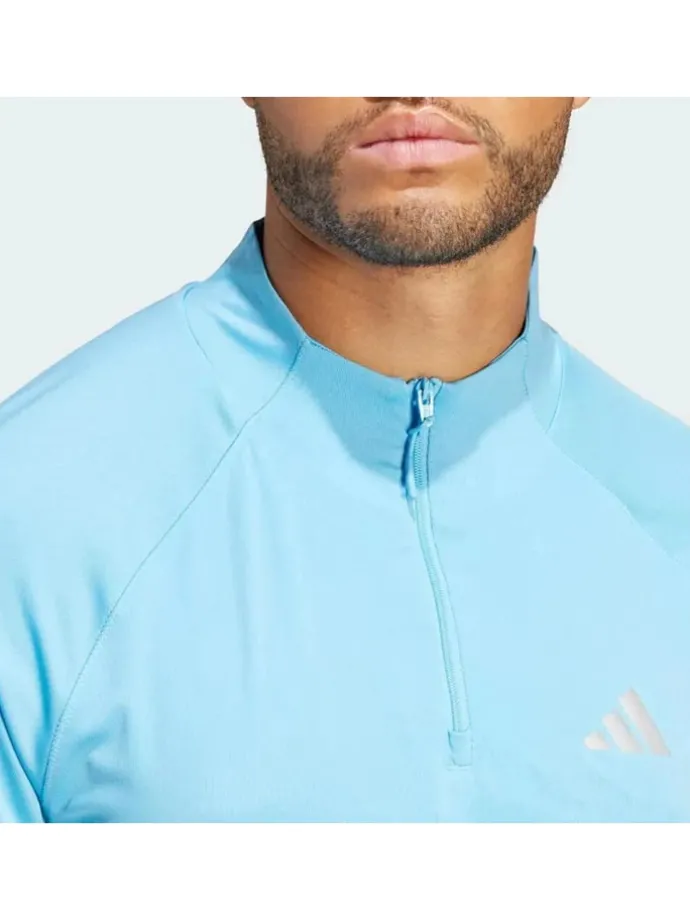 Trainingslongsleeve "GYM+" lichtblauw