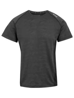Trainingsshirt "Corballis II" antraciet/zwart