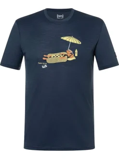 Trainingsshirt "Hot Dog" donkerblauw