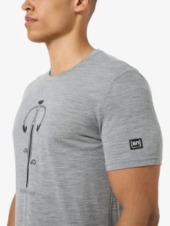 Trainingsshirt "Vintage Bike" grijs
