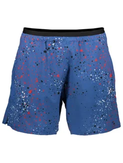 Trainingsshort "Strength" blauw/zwart