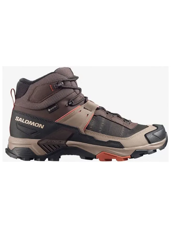 Trekkingschoenen "X ULTRA 5 MID GTX" bruin/beige