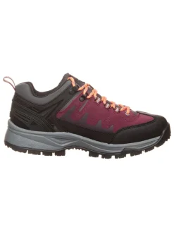 Trekkingsneakers zwart/paars