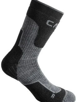 Trekkingsokken grijs/zwart