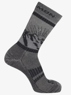 Trekkingsokken "Retro Wool" grijs