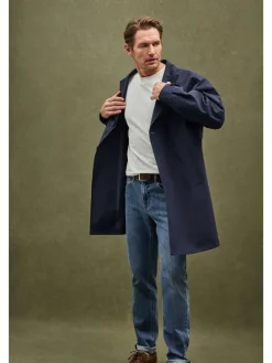 Trenchcoat donkerblauw