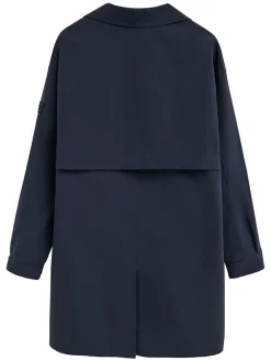 Trenchcoat donkerblauw