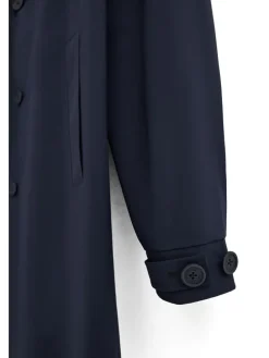 Trenchcoat donkerblauw