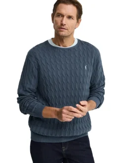 Trui blauwgrijs