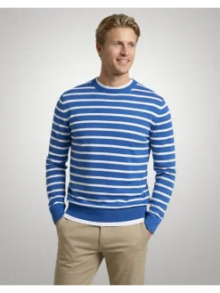 Trui blauw/wit