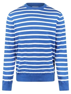 Trui blauw/wit