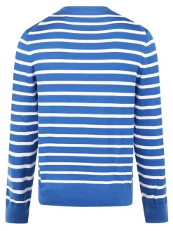 Trui blauw/wit