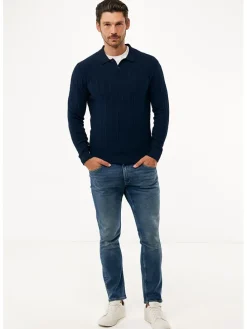 Trui donkerblauw