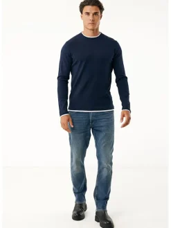 Trui donkerblauw