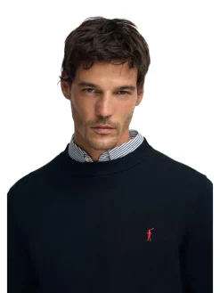 Trui donkerblauw