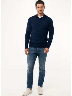 Trui donkerblauw