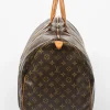 Tweedehands weekendtas "Keepall" bruin - (B)55 x (H)28 x (D)25 cm