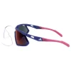 Uniseks zonnebril rood/donkerblauw