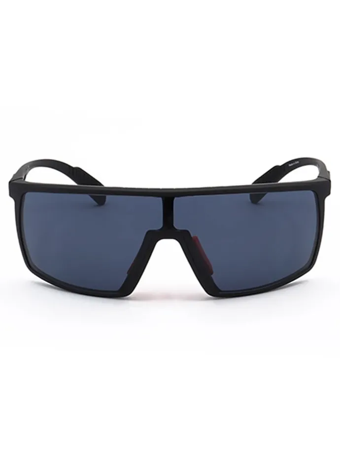 Unisekszonnebril zwart/donkerblauw