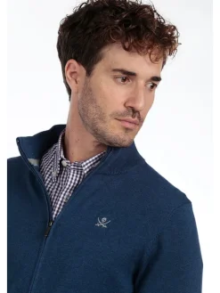 Vest blauw