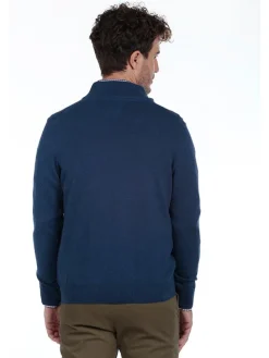 Vest blauw