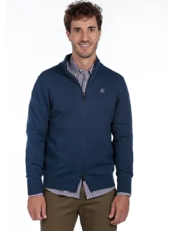 Vest blauw