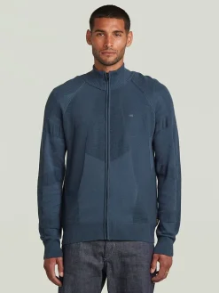 Vest blauw