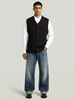 Vest donkerblauw