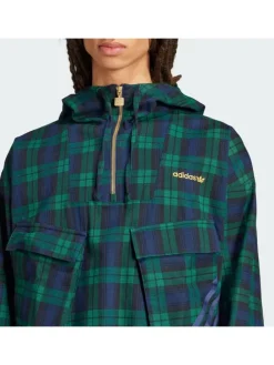 Windbreaker donkerblauw/groen