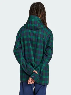 Windbreaker donkerblauw/groen
