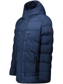 Winterjas "Blossom" blauw