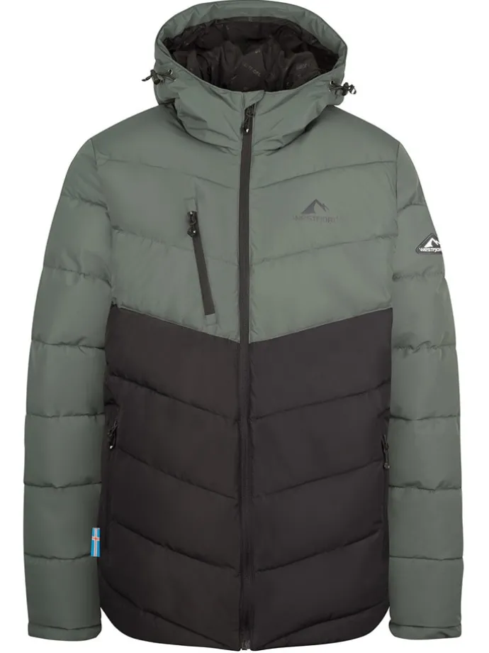Winterjas "Kirkjufell" groen/zwart