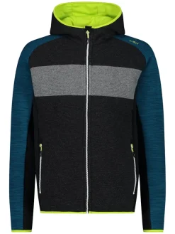 Wollen jas turquoise