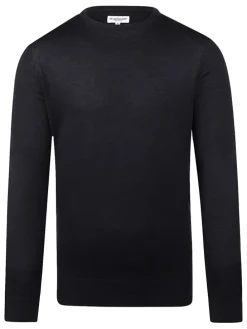 Wollen trui donkerblauw