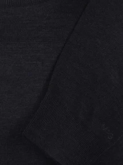Wollen trui donkerblauw