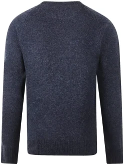Wollen trui donkerblauw