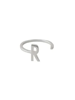 Zilveren ring "R"