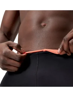 Zwembroek ''Aquashorts'' zwart/oranje