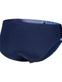 Zwembroek donkerblauw/blauw
