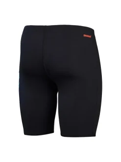 Zwembroek "Eco+ H-Boom" zwart/oranje/lichtblauw