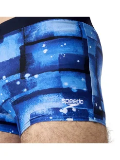 Zwembroek "Eco Valmilton" donkerblauw/lichtblauw/wit