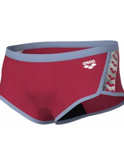 Zwembroek rood/grijs