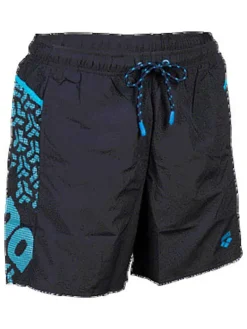 Zwemshort donkerblauw/turquoise